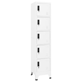 Taquilla de acero blanco 38x40x180 cm de , Taquillas y armarios de almacenamiento - Ref: Foro24-339788, Precio: 156,76 €, Des...