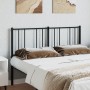 Cabecero de metal negro 135 cm de , Cabeceros y pies de cama - Ref: Foro24-352512, Precio: 30,30 €, Descuento: %