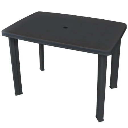 Mesa de jardín plástico gris antracita 101x68x72 cm de vidaXL, Mesas de jardín - Ref: Foro24-43594, Precio: 90,86 €, Descuent...