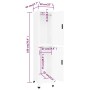 Taquilla de acero blanco 38x45x180 cm de , Taquillas y armarios de almacenamiento - Ref: Foro24-339776, Precio: 165,48 €, Des...