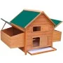 Gallinero de madera 157x97x110 cm de vidaXL, Jaulas y habitáculos para animales pequeños - Ref: Foro24-170410, Precio: 304,39...