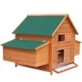 Gallinero de madera 157x97x110 cm de vidaXL, Jaulas y habitáculos para animales pequeños - Ref: Foro24-170410, Precio: 304,39...
