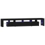 Mueble de TV con luces LED Negro 230x36,5x40 cm de , Muebles TV - Ref: Foro24-3152787, Precio: 178,48 €, Descuento: %