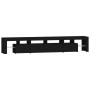 Mueble de TV con luces LED Negro 230x36,5x40 cm de , Muebles TV - Ref: Foro24-3152787, Precio: 178,48 €, Descuento: %