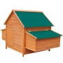 Gallinero de madera 157x97x110 cm de vidaXL, Jaulas y habitáculos para animales pequeños - Ref: Foro24-170410, Precio: 310,58...