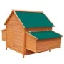 Gallinero de madera 157x97x110 cm de vidaXL, Jaulas y habitáculos para animales pequeños - Ref: Foro24-170410, Precio: 304,39...