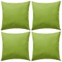 Cojines para exteriores 45x45 cm verde manzana 4 unidades de vidaXL, Cojines - Ref: Foro24-132291, Precio: 77,84 €, Descuento: %