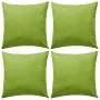 Cojines para exteriores 45x45 cm verde manzana 4 unidades de vidaXL, Cojines - Ref: Foro24-132291, Precio: 79,23 €, Descuento: %