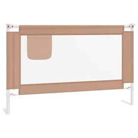Barandilla de seguridad cama de niño gris taupe tela 120x25 cm de , Barandillas de seguridad - Ref: Foro24-10218, Precio: 43,...