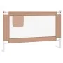 Safety rail for child's bed gray taupe fabric 120x25 cm by , Safety railings - Ref: Foro24-10218, Price: 43,63 €, Discount: %