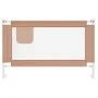 Safety rail for child's bed gray taupe fabric 120x25 cm by , Safety railings - Ref: Foro24-10218, Price: 43,63 €, Discount: %
