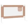 Safety rail for child's bed gray taupe fabric 120x25 cm by , Safety railings - Ref: Foro24-10218, Price: 43,63 €, Discount: %