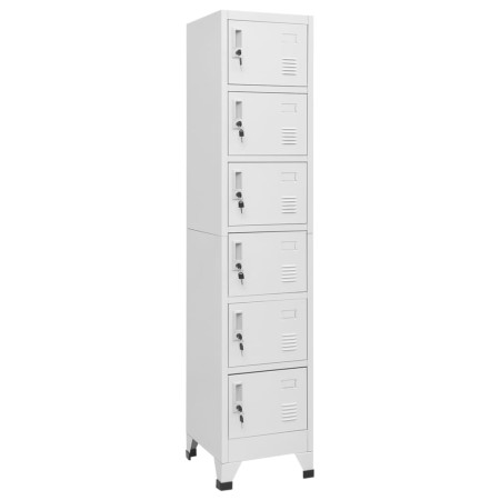 Taquilla de acero gris claro 38x40x180 cm de , Taquillas y armarios de almacenamiento - Ref: Foro24-339793, Precio: 188,14 €,...