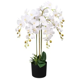 Artificial orchid plant with white pot 75 cm by vidaXL, artificial flora - Ref: Foro24-244425, Price: 47,13 €, Discount: %