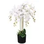 Artificial orchid plant with white pot 75 cm by vidaXL, artificial flora - Ref: Foro24-244425, Price: 47,13 €, Discount: %