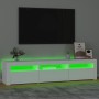 Mueble de TV con luces LED blanco 180x35x40 cm de , Muebles TV - Ref: Foro24-3152754, Precio: 143,17 €, Descuento: %