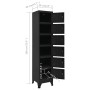 Taquilla de acero negro 38x40x180 cm de , Taquillas y armarios de almacenamiento - Ref: Foro24-339794, Precio: 234,38 €, Desc...