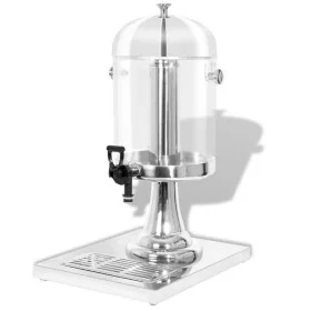 Dispensador de zumo acero inoxidable 8 L de , Dispensadores de bebidas - Ref: Foro24-50531, Precio: 75,72 €, Descuento: %
