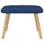 Silla de relajación con reposapiés tela azul de , Sillones - Ref: Foro24-327538, Precio: 116,29 €, Descuento: %