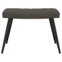 Relaxation chair with dark gray velvet stool by , Armchairs - Ref: Foro24-327689, Price: 130,04 €, Discount: %