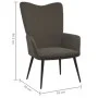 Relaxation chair with dark gray velvet stool by , Armchairs - Ref: Foro24-327689, Price: 130,04 €, Discount: %