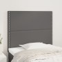Cabeceros 2 unidades de cuero sintético gris 80x5x78/88 cm de , Cabeceros y pies de cama - Ref: Foro24-3116268, Precio: 55,85...