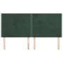 Headboards 4 units of dark green velvet 100x5x78/88 cm by , Headboards and footboards - Ref: Foro24-3116261, Price: 119,94 €,...