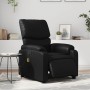 Sillón de masaje reclinable eléctrico cuero sintético negro en Sillones | Comprar online en Foru.es