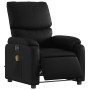 Sillón de masaje reclinable eléctrico cuero sintético negro en Sillones | Comprar online en Foru.es