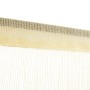 Cortinas de flecos 2 piezas 100x250 cm crema de vidaXL, Cortinas y visillos - Ref: Foro24-132402, Precio: 21,13 €, Descuento: %