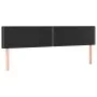 Headboard with LED black synthetic leather 160x5x78/88 cm by , Headboards and footboards - Ref: Foro24-3121568, Price: 59,52 ...
