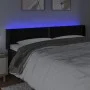 Kopfteil aus schwarzem Samt mit LED 203x16x78/88 cm von , Kopf- und Fußteile - Ref: Foro24-3123164, Preis: 67,31 €, Rabatt: %