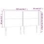 Cabecero con LED cuero sintético negro 163x16x118/128 cm de , Cabeceros y pies de cama - Ref: Foro24-3124004, Precio: 121,24 ...