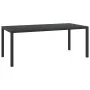 Mesa de jardín de aluminio y WPC negra 185x90x74 cm de vidaXL, Mesas de jardín - Ref: Foro24-42792, Precio: 278,76 €, Descuen...