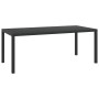 Mesa de jardín de aluminio y WPC negra 185x90x74 cm de vidaXL, Mesas de jardín - Ref: Foro24-42792, Precio: 276,76 €, Descuen...