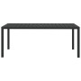 Mesa de jardín de aluminio y WPC negra 185x90x74 cm de vidaXL, Mesas de jardín - Ref: Foro24-42792, Precio: 276,76 €, Descuen...