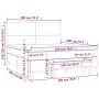 Cama box spring con colchón terciopelo azul oscuro 180x200 cm de , Camas y somieres - Ref: Foro24-3137741, Precio: 683,14 €, ...