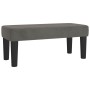 Cama box spring con colchón terciopelo gris oscuro 90x200 cm de , Camas y somieres - Ref: Foro24-3137762, Precio: 350,16 €, D...