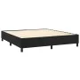 Box spring bed with black velvet mattress 200x200 cm by , Beds and slatted bases - Ref: Foro24-3137805, Price: 701,04 €, Disc...