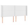 Cama box spring colchón y LED cuero sintético blanco 180x200 cm de , Camas y somieres - Ref: Foro24-3139338, Precio: 648,52 €...