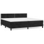Cama box spring con colchón terciopelo negro 200x200 cm de , Camas y somieres - Ref: Foro24-3141265, Precio: 550,19 €, Descue...
