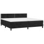 Cama box spring con colchón terciopelo negro 200x200 cm de , Camas y somieres - Ref: Foro24-3141265, Precio: 550,19 €, Descue...