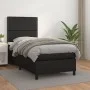 Box spring bed with black synthetic leather mattress 80x200 cm by , Beds and slatted bases - Ref: Foro24-3142749, Price: 306,...