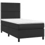 Box spring bed with black synthetic leather mattress 80x200 cm by , Beds and slatted bases - Ref: Foro24-3142749, Price: 306,...