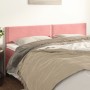 Cabeceros 2 unidades de terciopelo rosa 90x5x78/88 cm de , Cabeceros y pies de cama - Ref: Foro24-345983, Precio: 47,36 €, De...