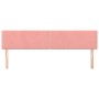 Cabeceros 2 unidades de terciopelo rosa 90x5x78/88 cm de , Cabeceros y pies de cama - Ref: Foro24-345983, Precio: 47,36 €, De...