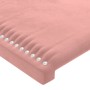 Cabeceros 2 unidades de terciopelo rosa 90x5x78/88 cm de , Cabeceros y pies de cama - Ref: Foro24-345983, Precio: 47,36 €, De...