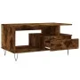Couchtisch aus geräuchertem Eichensperrholz, 90 x 49 x 45 cm von , Couchtisch - Ref: Foro24-831025, Preis: 66,47 €, Rabatt: %