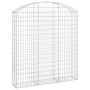 Cesta gaviones forma arco hierro galvanizado 150x30x160/180 cm de , Maceteros y jardineras - Ref: Foro24-153448, Precio: 87,5...