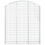 Cesta gaviones forma arco hierro galvanizado 150x30x160/180 cm de , Maceteros y jardineras - Ref: Foro24-153448, Precio: 87,5...